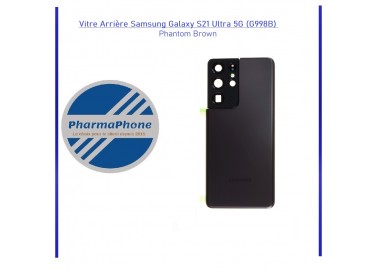 Vitre Arrière Samsung Galaxy S21 Ultra 5G (G998B) Phantom Brown