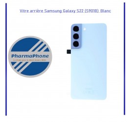 Vitre arrière Samsung Galaxy S22 (S901B) Blanc