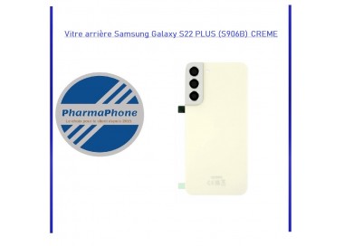 Vitre arrière Samsung Galaxy S22 PLUS (S906B) CREME
