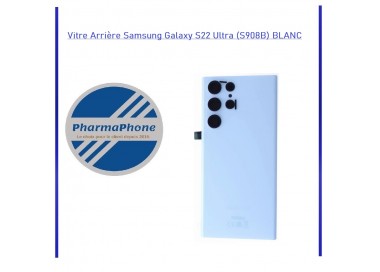 Vitre Arrière Samsung Galaxy S22 Ultra (S908B)  BLANC