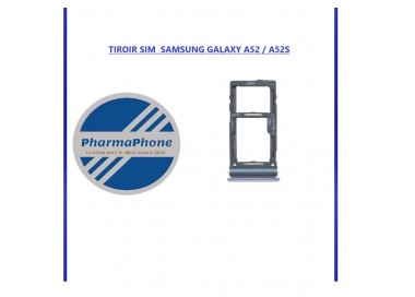 TIROIR SIM  SAMSUNG GALAXY A52 / A52S  NOIR