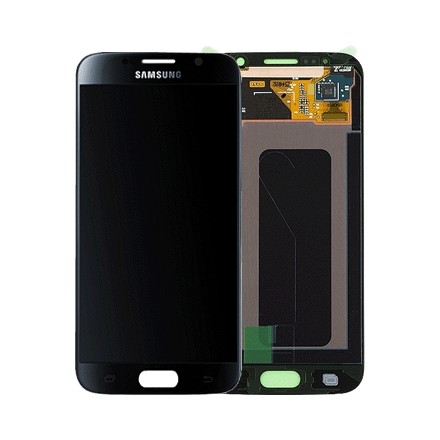 Bloc afficheur Galaxy S6 G-920F noir