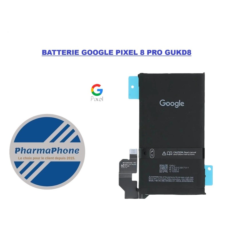 REMPLACEMENT BATTERIE GOOGLE PIXEL 8 PRO EN MARTINIQUE CHEZ PHARMAPHONE