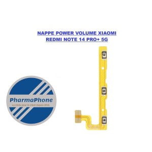 NAPPE POWER VOLUME XIAOMI REDMI NOTE 14 PRO+ 5G   EN REPARATION CHEZ PHARMAPHONE MARTINIQUE