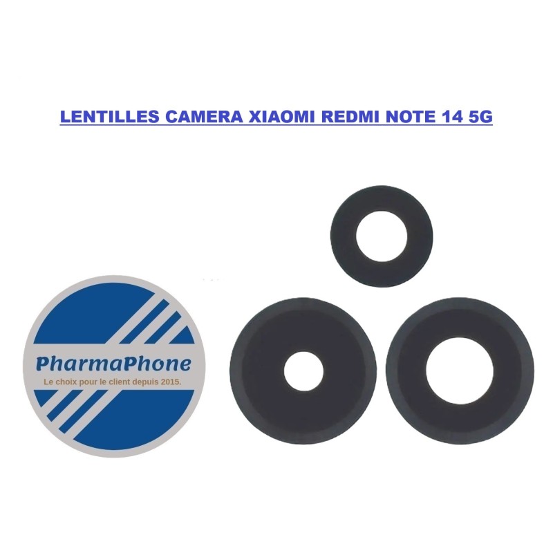 LENTILLES CAMERA XIAOMI REDMI NOTE 14 5G DISPONIBLE CHEZ PHARMAPHONE