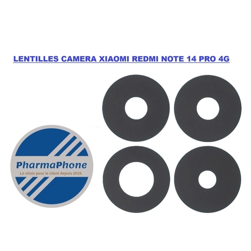 XIAOMI REDMI NOTE 14 PRO 4G LENTILLES CAMERA CHEZ PHARMAPHONE