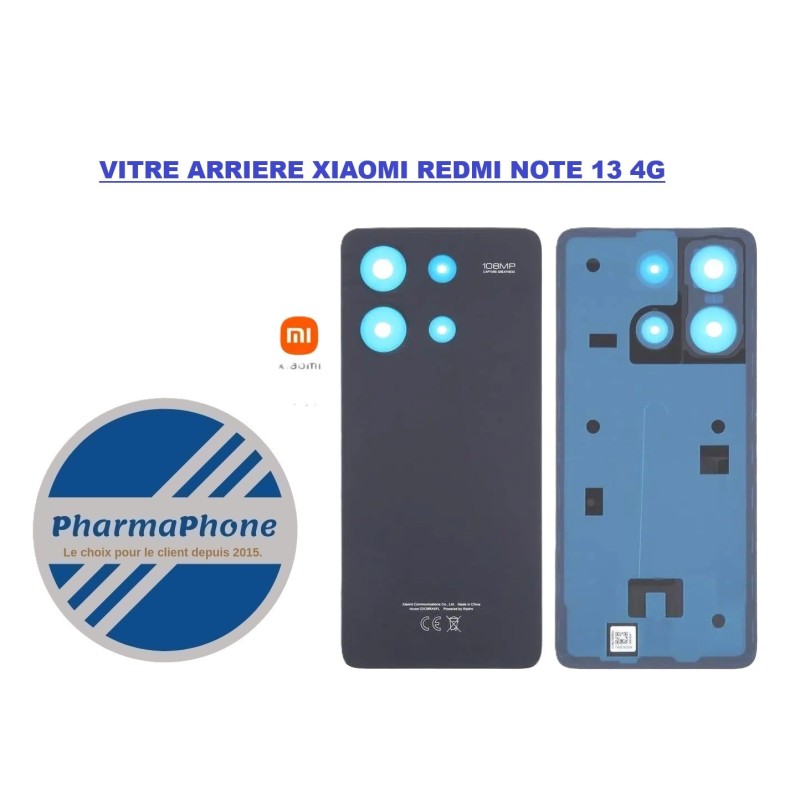 REPARATION VITRE ARRIERE XIAOMI REDMI NOTE 13 4G EN MARTINIQUE