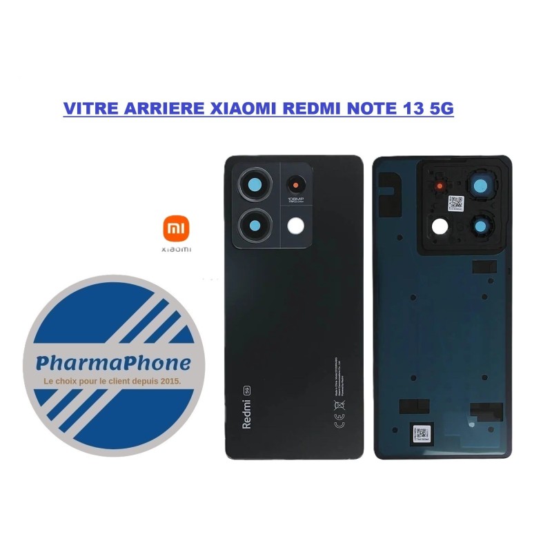 VITRE ARRIERE XIAOMI REDMI NOTE 13 5G CHEZ PHARMAPHONE MARTINIQUE