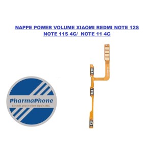NAPPE POWER VOLUME XIAOMI REDMI NOTE 12S CHEZ PHARMAPHONE MARTINIQUE