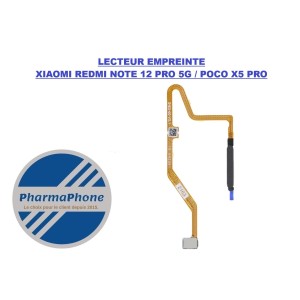 LECTEUR EMPREINTE XIAOMI REDMI NOTE 12 PRO 5G PHARMAPHONE MARTINIQUE