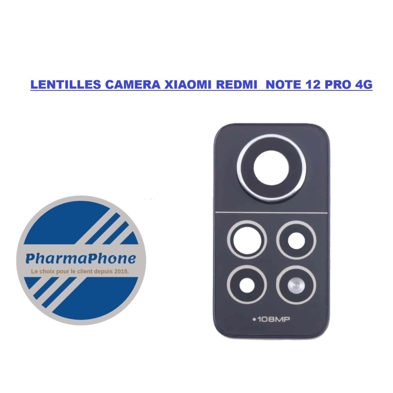 LENTILLES CAMERA CHEZ PHARMAPHONE MARTINIQUE POUR XIAOMI REDMI NOTE 12 PRO 4G