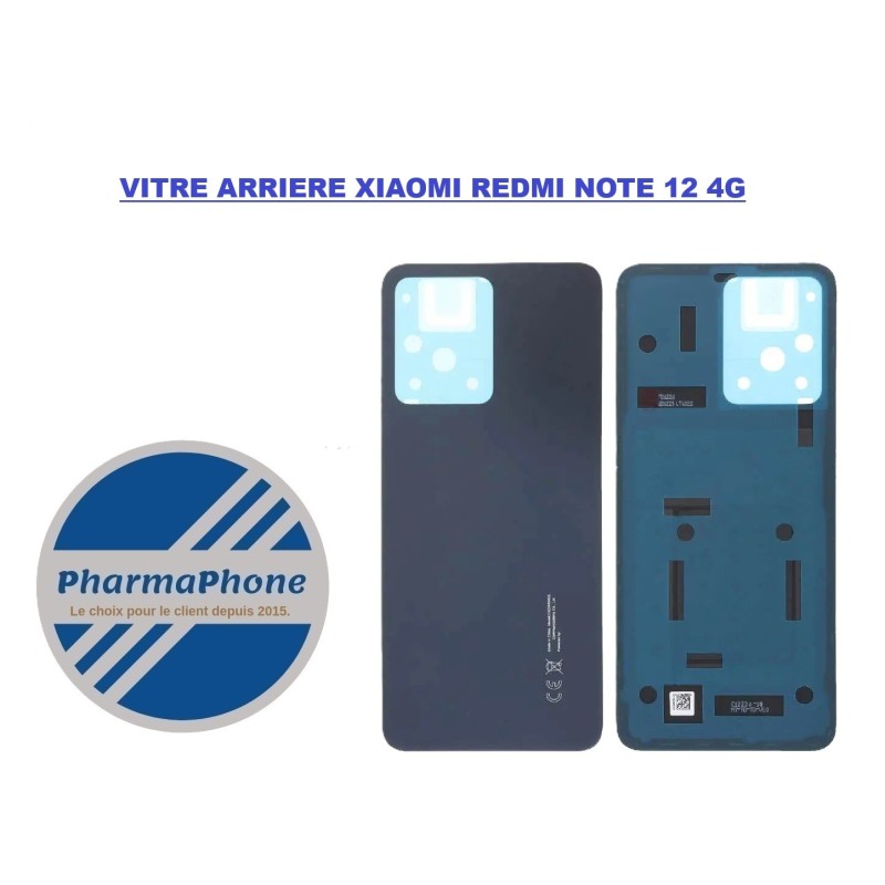 VITRE ARRIERE XIAOMI REDMI NOTE 12 4G CHEZ PHARMAPHONE MARTINIQUE