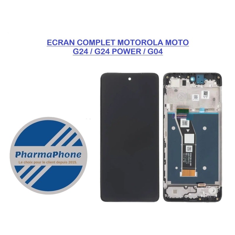 ECRAN COMPLET MOTOROLA MOTO G24/G24 POWER / G04   MARTINIQUE GUADELOUPE GUYANE