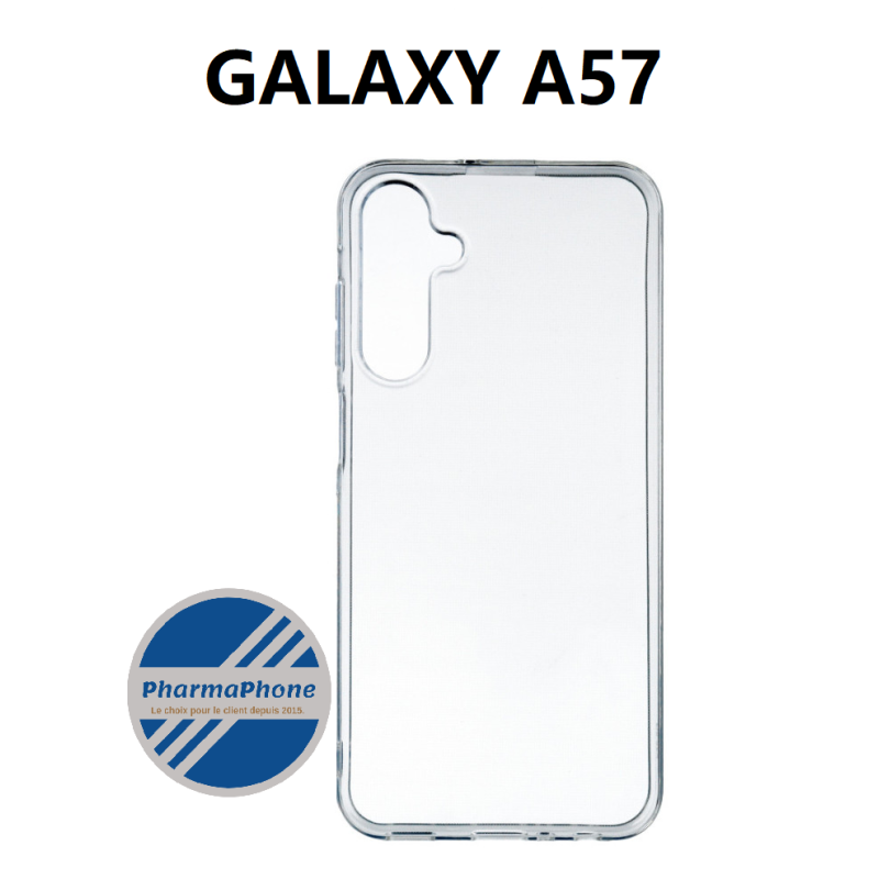 PROTECTION SILICONE SIMPLE GALAXY A16 TRANSPARENT   POUR PROTEGER VOTRE IPHONE