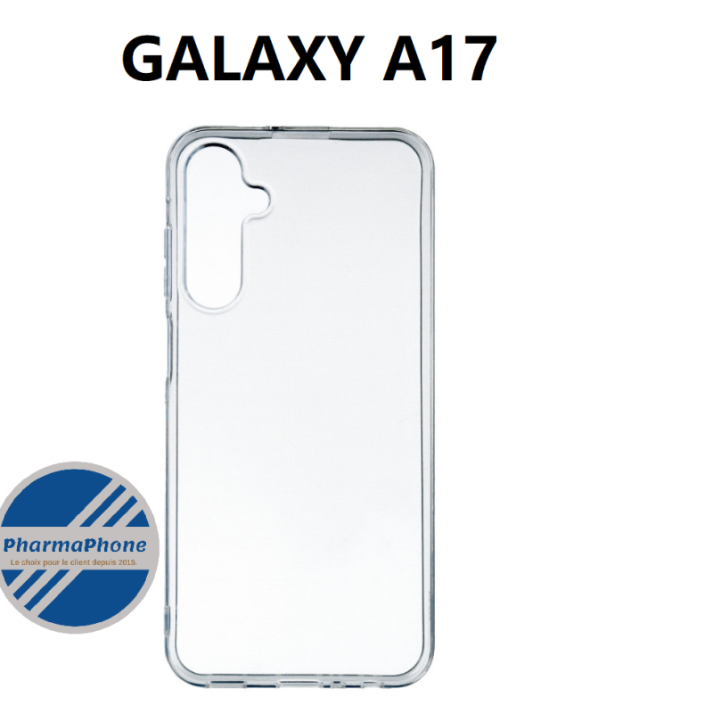 PROTECTION SILICONE SIMPLE GALAXY A16 TRANSPARENT   POUR PROTEGER VOTRE IPHONE