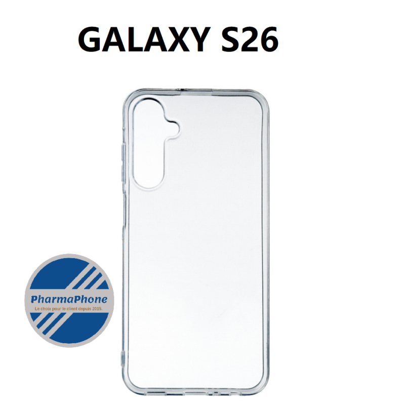 PROTECTION SILICONE SIMPLE GALAXY A16 TRANSPARENT   POUR PROTEGER VOTRE IPHONE