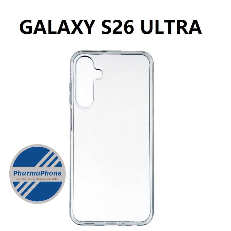 PROTECTION SILICONE SIMPLE GALAXY A16 TRANSPARENT   POUR PROTEGER VOTRE IPHONE