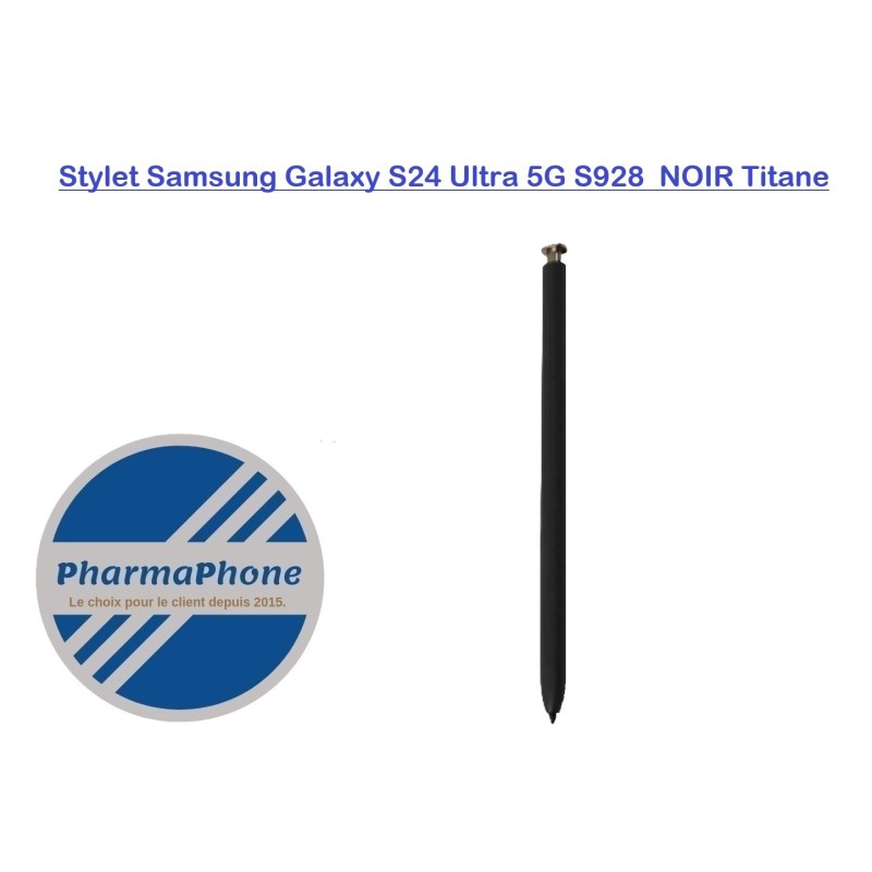 Stylet Original Samsung Galaxy S24 Ultra 5G S928 GH96-16577B NOIR Titane  MARTINIQUE GUADELOUPE GUYANE