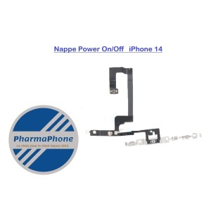Nappe Power On/Off - IPHONE 14 Aubaine antilles martinique guadeloupe guyane