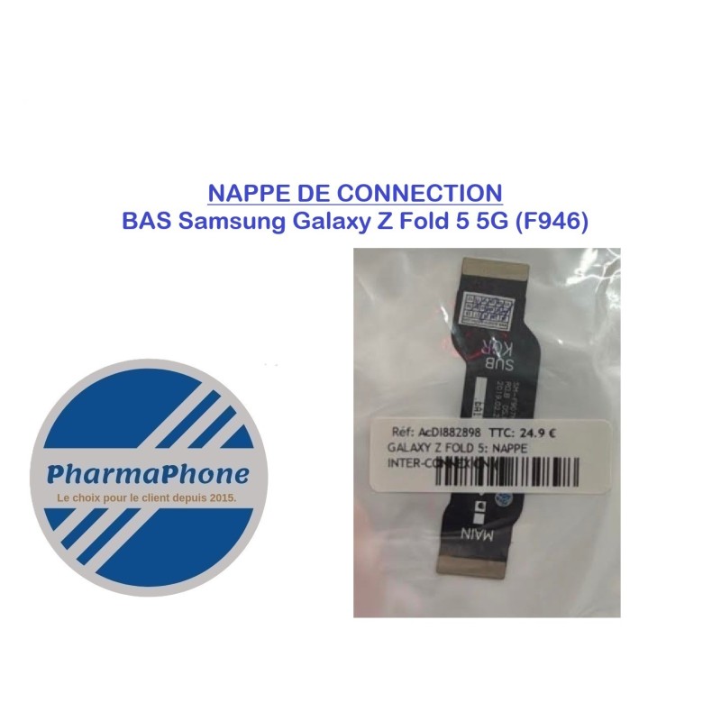 ACHETER REPARER Nappe DE CONNECTION BAS Samsung Galaxy Z Fold 5 5G (F946) MARTINIQUE GUADELOUPE GUYANE