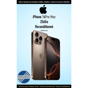 IPHONE 16 PRO MAX RECONDITIONNE -