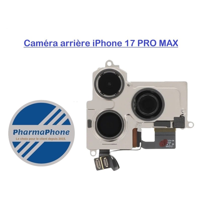 Camera arriere iPhone 17 PRO MAX pharmaphone martinique