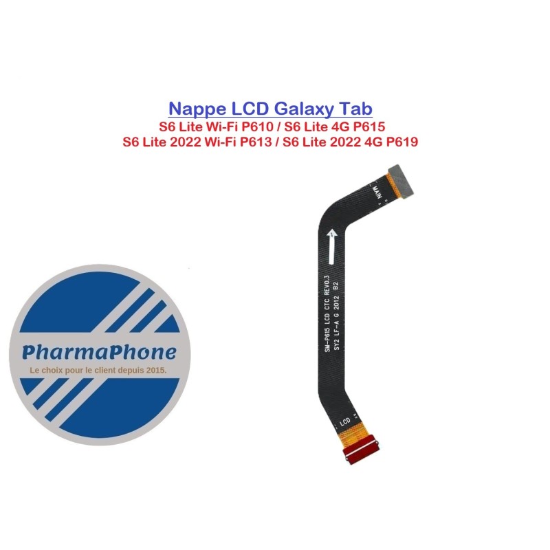 REPARATION TABLETTE NAPPE LCD GALAXY TAB S6 Lite P610/ P613/P615/ P619 EN MARTINIQUE CHEZ PHARMAPHONE 0596  03 61 92