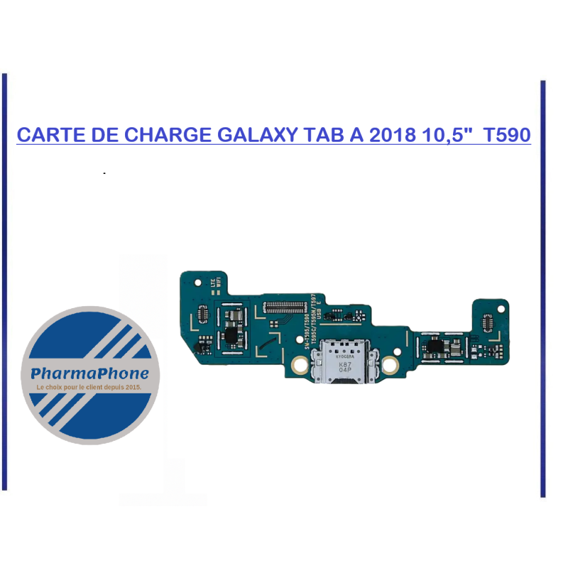 GALAXY TAB A 2018 T590 CARTE DE CHARGE MARTINIQUE DUCOS