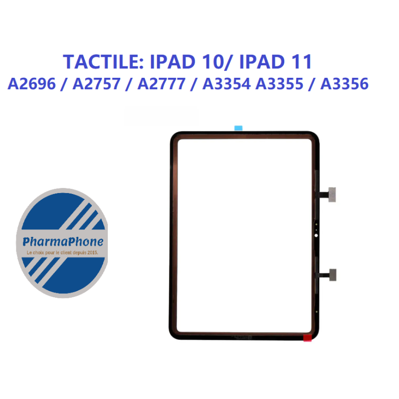 ECRAN LCD IPAD 10 2022 A2696-A2757 martinique guadeloupe guyane