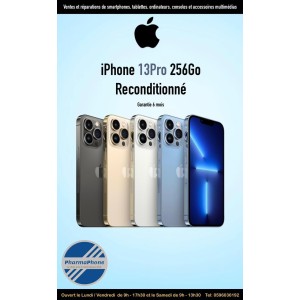 IPHONE 13 PRO  RECONDITIONNE GARANTIE 1 ANS CHEZ PHARMAPHONE.