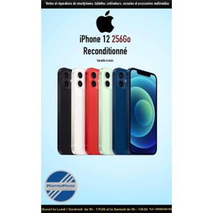 IPHONE 12 RECONDITIONNE GARANTIE 1 ANS CHEZ PHARMAPHONE.