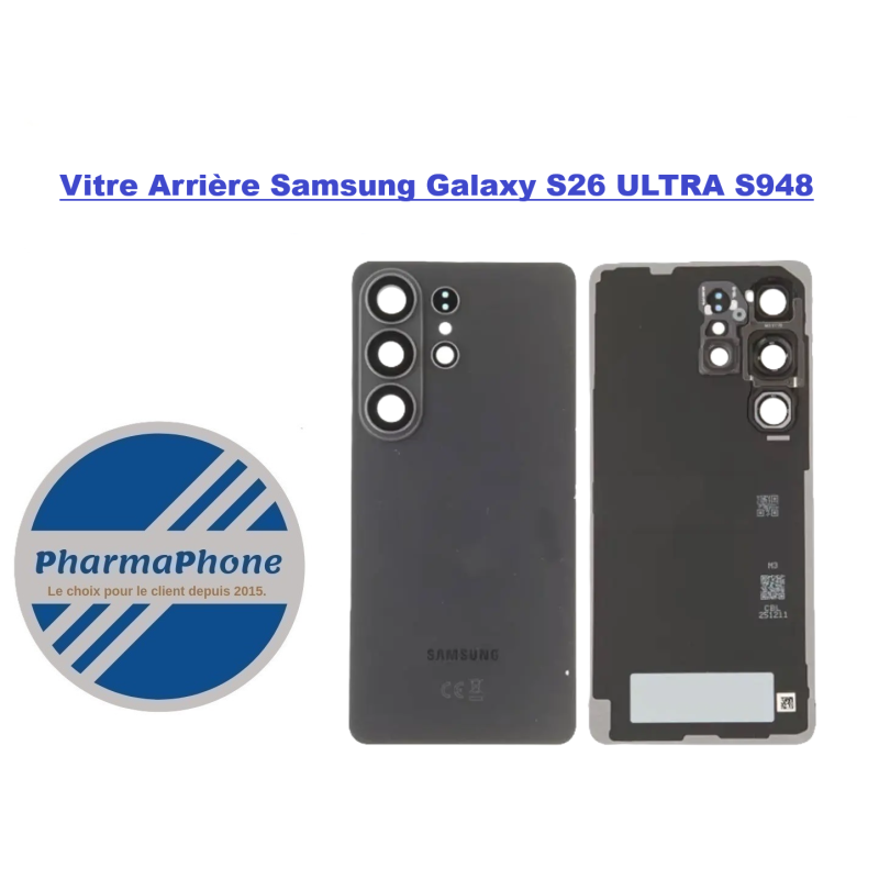 ACHETER Vitre Arrière Samsung Galaxy  S25 5G S931 NOIR PAS CHER MARTINIQUE GUADELOUPE GUYANE