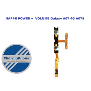 NAPPE POWER VOLUME Galaxy A07 4G A075 MARTINIQUE GUADELOUPE GUYANE