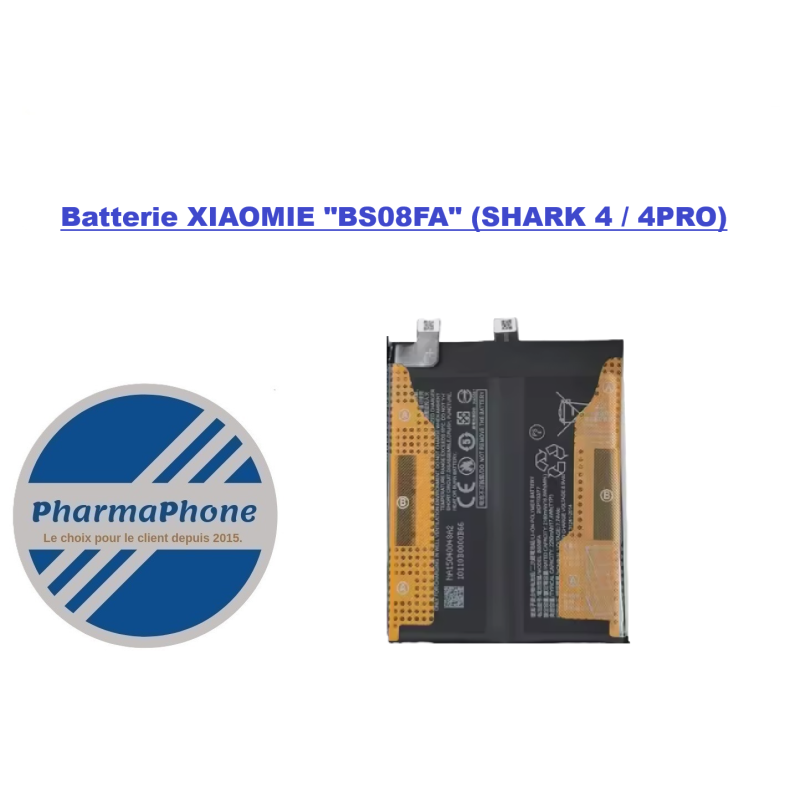 ACHETER Batterie XIAOMIE "BS08FA" (SHARK 4 / 4PRO) 4G PAS CHER MARTINIQUE GUADELOUPE GUYANE