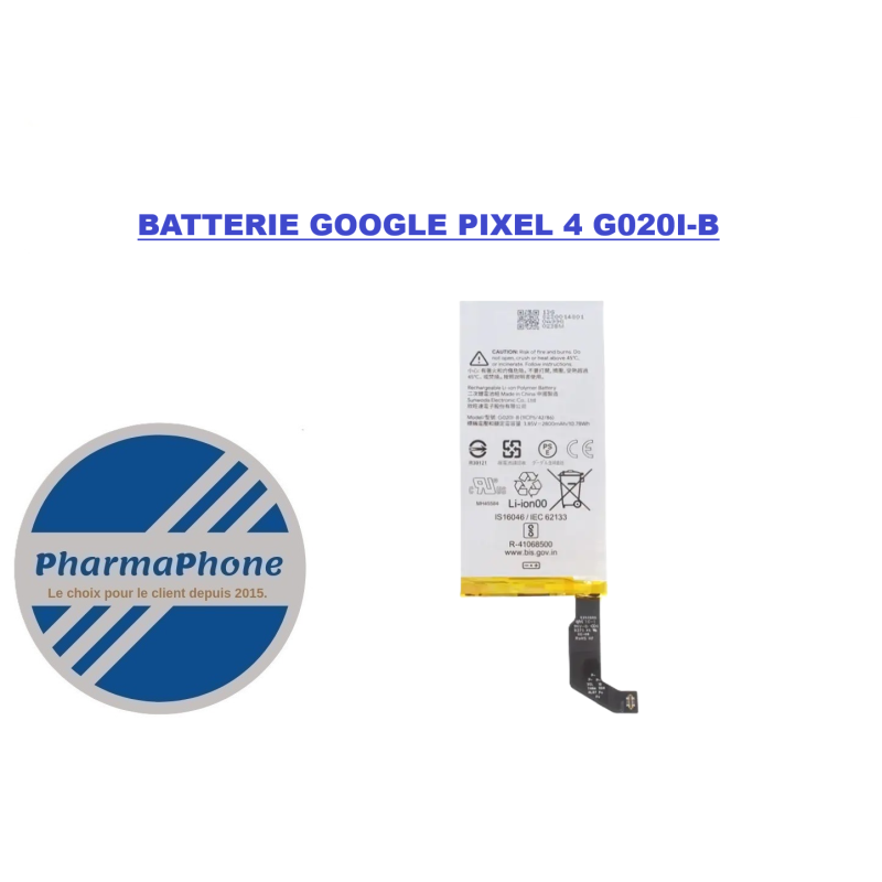 ACHETER BATTERIE GOOGLE PIXEL 4 G020I-B  MARTINIQUE GUADELOUPE GUYANE