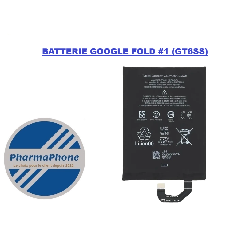 copy of copy of copy of copy of copy of copy of copy of copy of BATTERIE GOOGLE PIXEL 8A (G07DF) - EMPLACEMENT: Z02 - R08 - E08