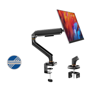 Bras Ecran PC Universelle - 13" à 32" - ressort à GAZ - VESA 75/100mm - EMPLACEMENT: