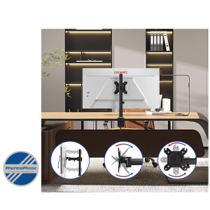 DURONIC Support Ecran PC Universelle - 13" à 32"  - VESA 75/100mm - EMPLACEMENT: