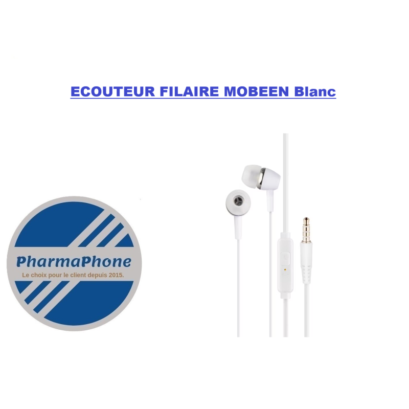 ACHETER  ECOUTEUR FILAIRE MOBEEN simple jack Blanc by samsung    AUBAINE ANTILLES  MARTINIQUE GUADELOUPE GUYANE