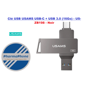 Acheter ou commander Clé USB USAMS USB-C + USB 3.0 (16Go) - US-ZB198en martinique guadeloupe guyane