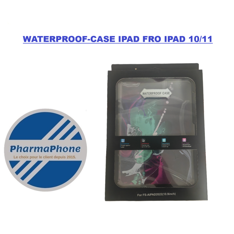 COQUE WATERPROOF MARTINIQUE POUR APPLE ET SAMSUNG CHEZ PHARMAPHONE