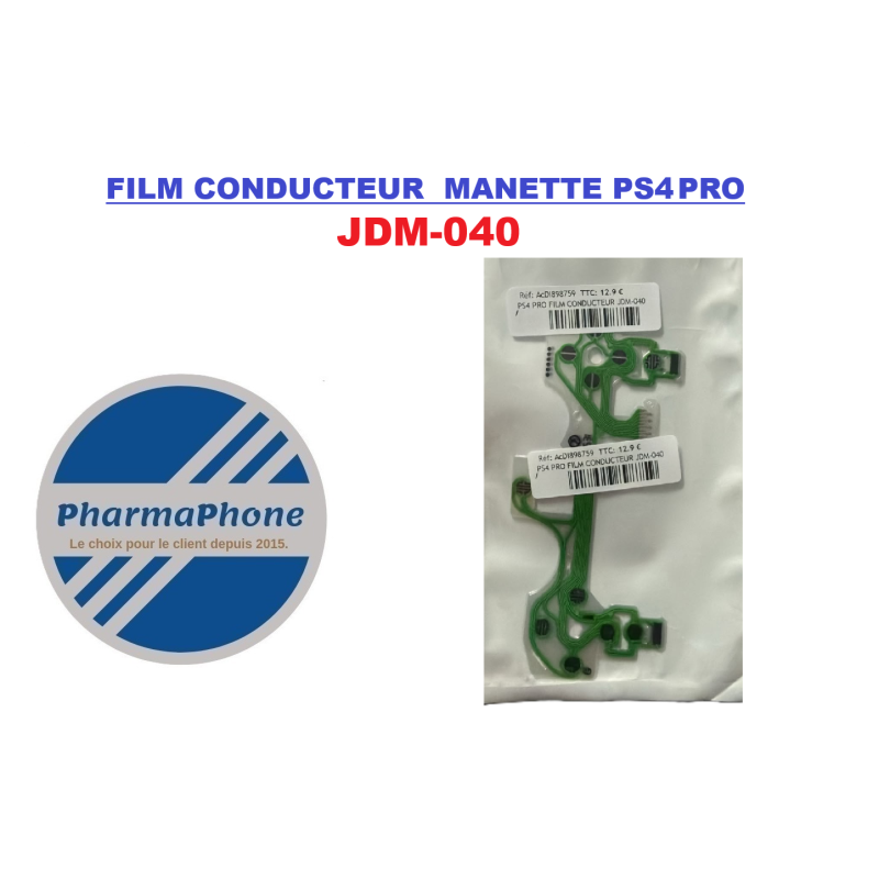 FILM CONDUCTEUR  MANETTE PS4 PRO JDM-040 EN MARTINIQUE - MANNETE PS4 RECONDITIONNE AU MEILLEUR TARIF