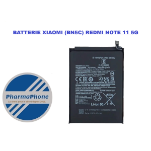 BATTERIE XIAOMI (BN5D) REDMI NOTE 12S / NOTE 11 4G / NOTE 11S / POCO M4 PRO 4G PAS CHER GUADELOUPE MARTINIQUE GUYANE PHARMAPHONE