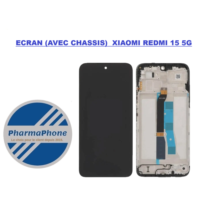 ACHETER ECRAN XIAOMI REDMI 15 5G  (AVEC CHASSIS)  EU PAS CHER MARTINIQUE GUADELOUPE GUYANE