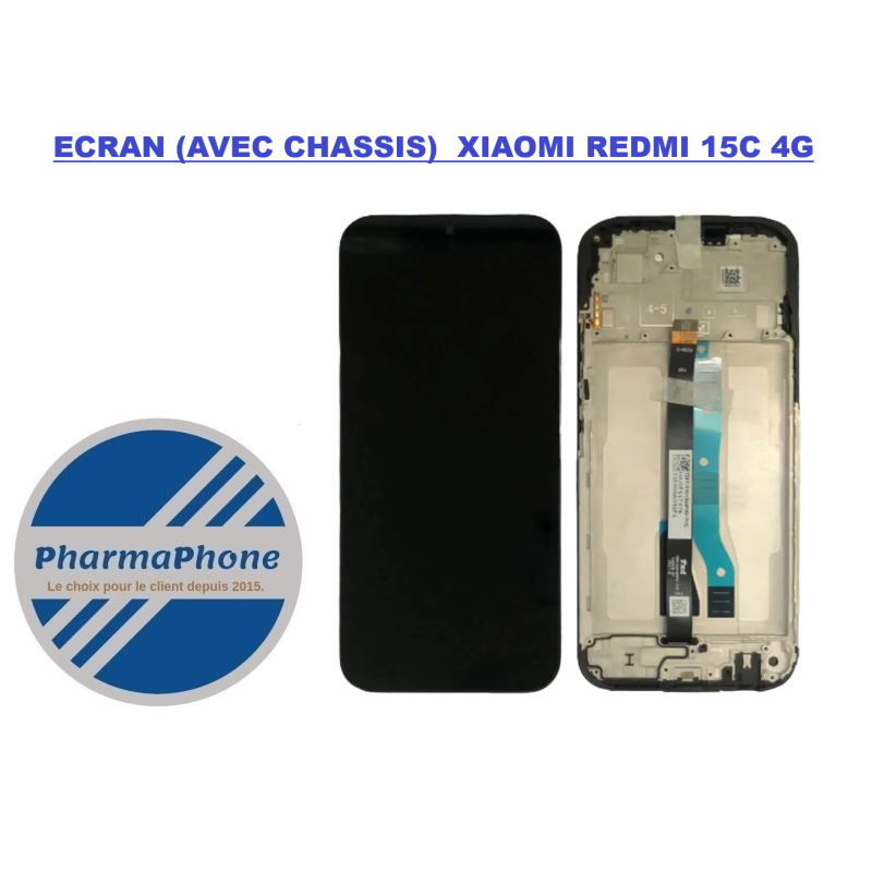 ACHETER ECRAN (AVEC CHASSIS) XIAOMI REDMI 15C 4G  PAS CHER MARTINIQUE GUADELOUPE GUYANE