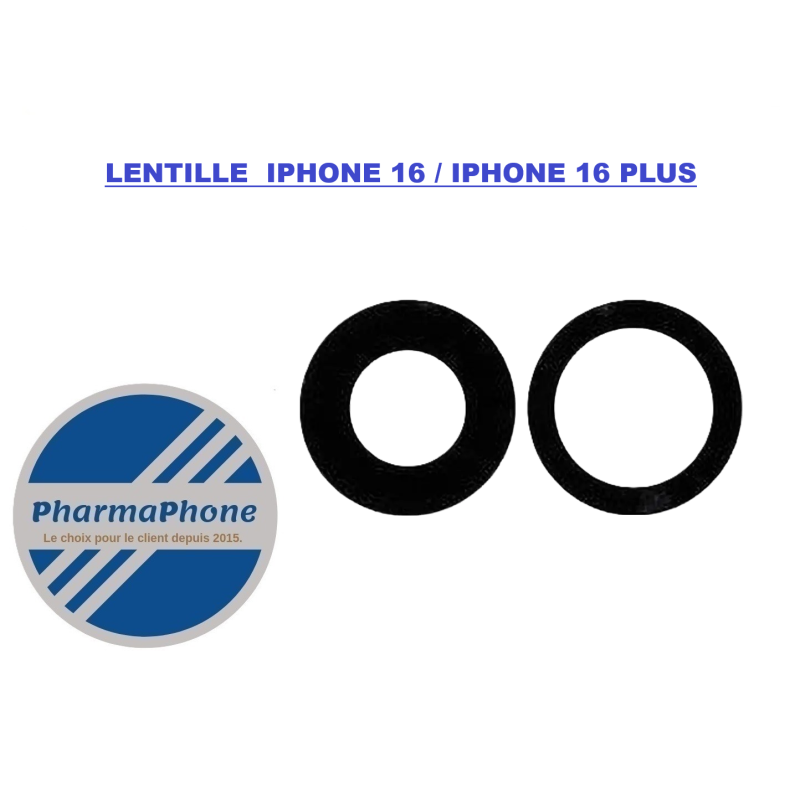 REPARER ACHETER LENTILLE CAMERA IPHONE 16 ET IPHONE 16 PLUS