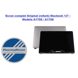 Ecran complet Original (refurb) Macbook 13" - Modèle A1706 / A1708 - Emplacement: Z02- B105 - E01