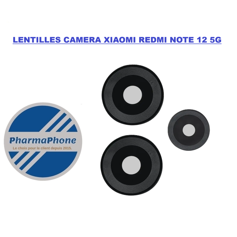 LENTILLES CAMERA XIAOMI REDMI NOTE 12 5G  CHEZ PHARMAPHONE MARTINIQUE