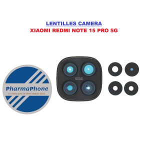 LENTILLES CAMERA  XIAOMI REDMI NOTE 15 PRO 5G MARTINIQUE GUADELOUPE GUYANE