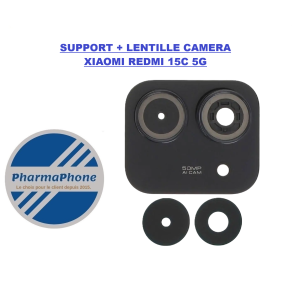 SUPPORT + LENTILLE CAMERA  XIAOMI REDMI 15C 5G   MARTINIQUE GUADELOUPE GUYANE